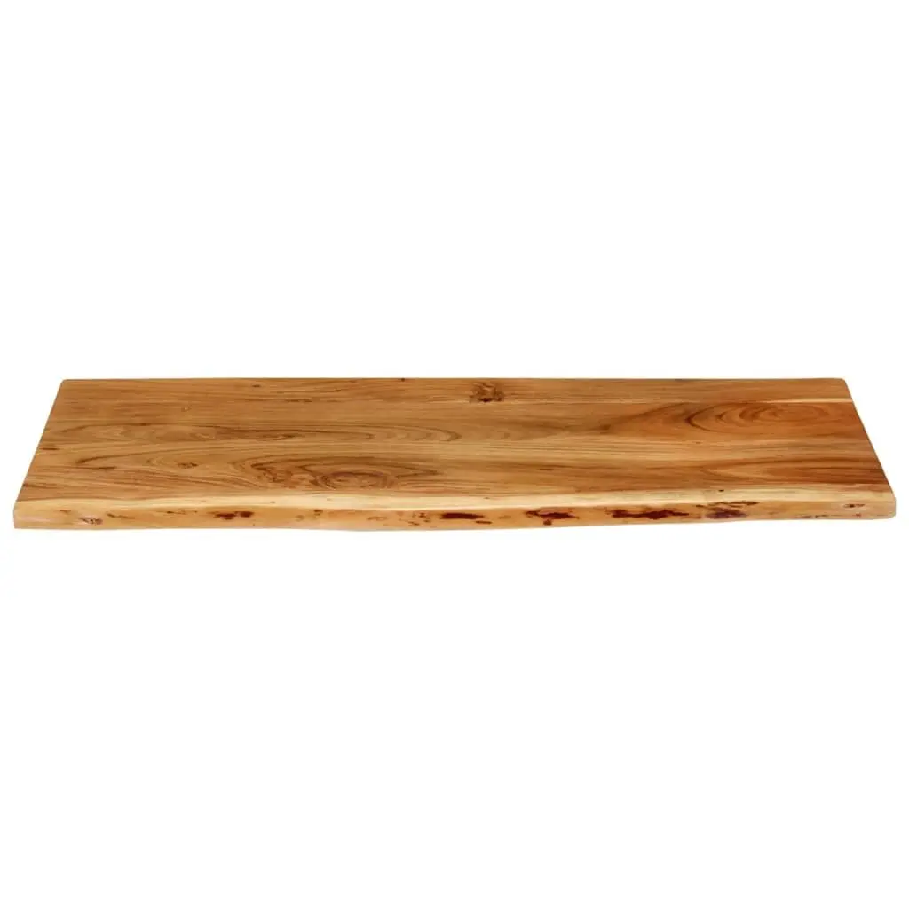 Bathroom Vanity Top Solid Acacia Wood Countertop Rustic Live Edge Worktop 114cm