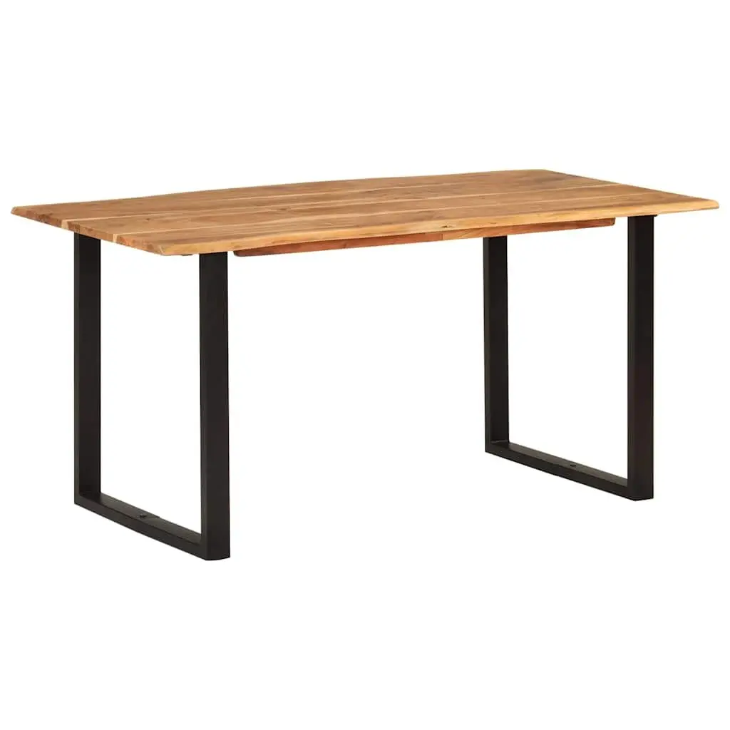 Dining Table Industrial Rustic Style 154x80x76 cm Solid Wood