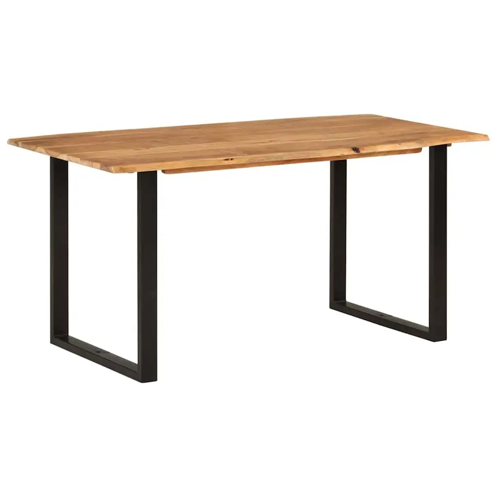Dining Table Industrial Rustic Style 154x80x76 cm Solid Wood