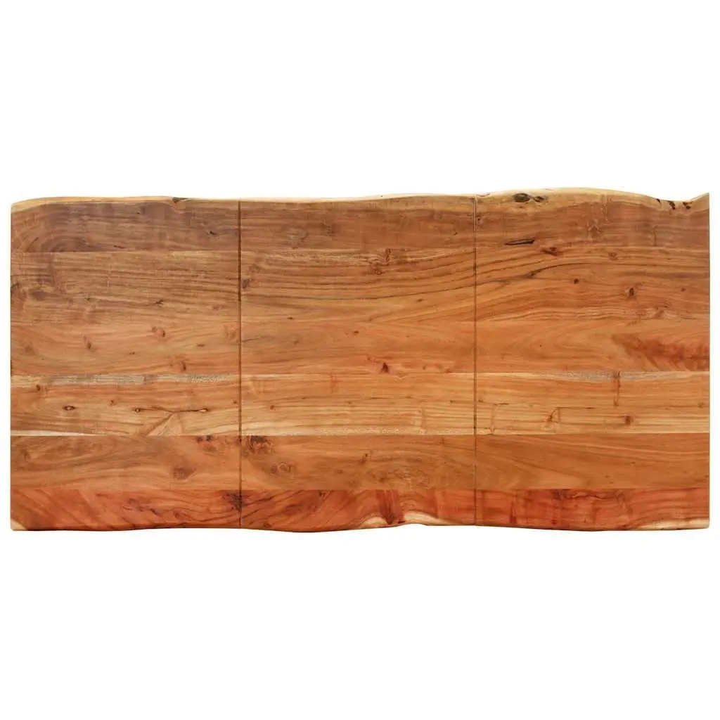 Dining Table Industrial Rustic Brown Solid Acacia Wood 140x70x76 cm