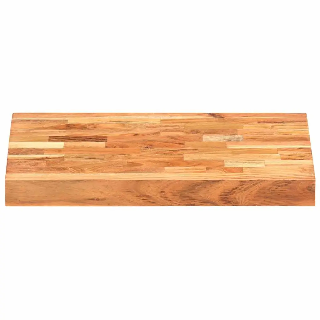 Acacia Wood Cutting Board 40x30x4 cm Sturdy Kitchen Chopping Surface Brown
