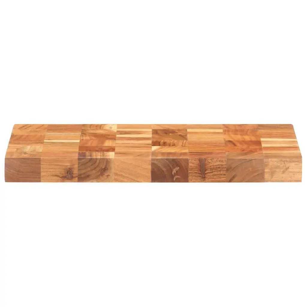 Chopping Board Solid Acacia Wood Finger Groove 40x30x3.8 cm