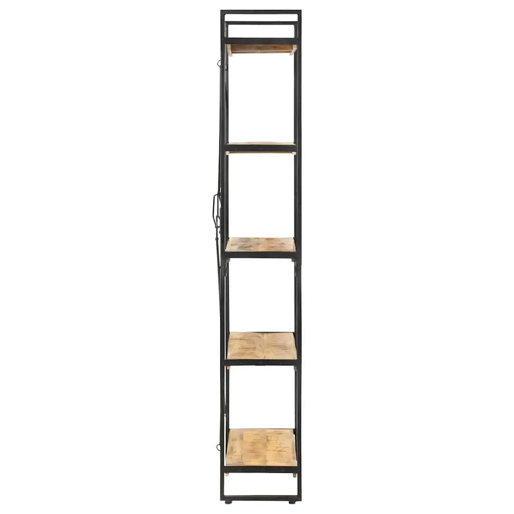 5-Tier Bookcase in Solid Mango Wood