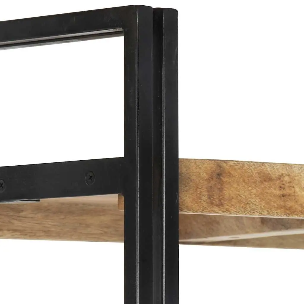 5-Tier Bookcase in Solid Mango Wood