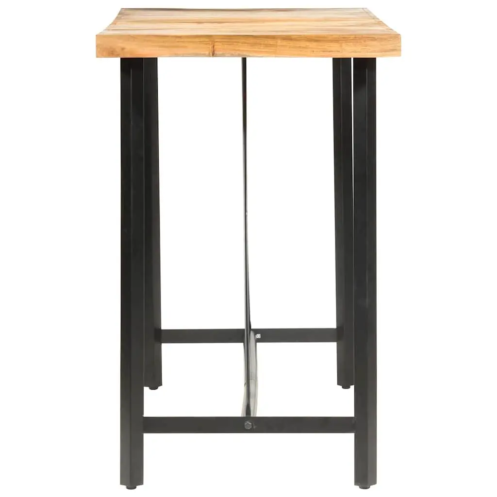 Bar Table Industrial Style Solid Acacia Wood 180x70x107 cm