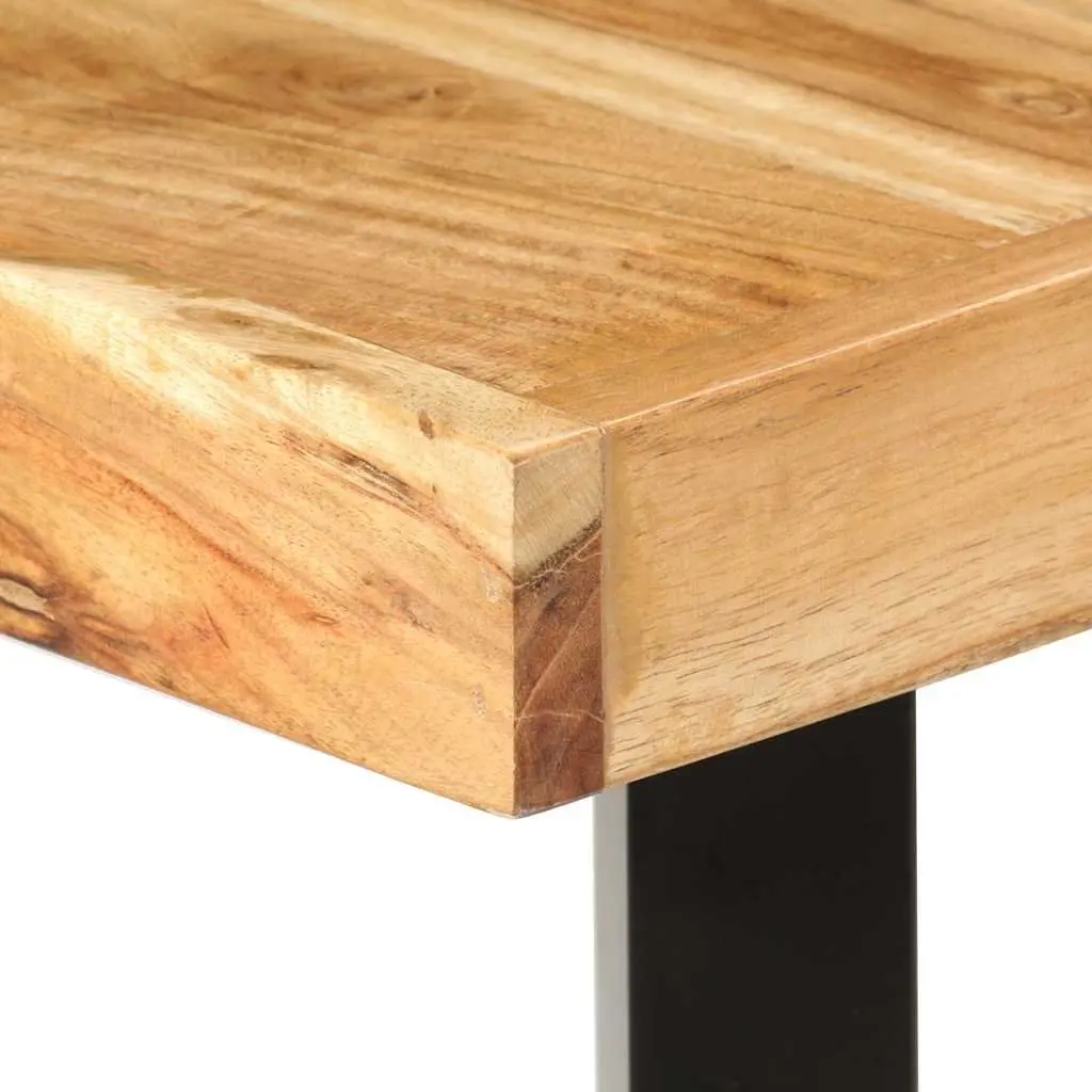 Bar Table Industrial Style Solid Acacia Wood 180x70x107 cm
