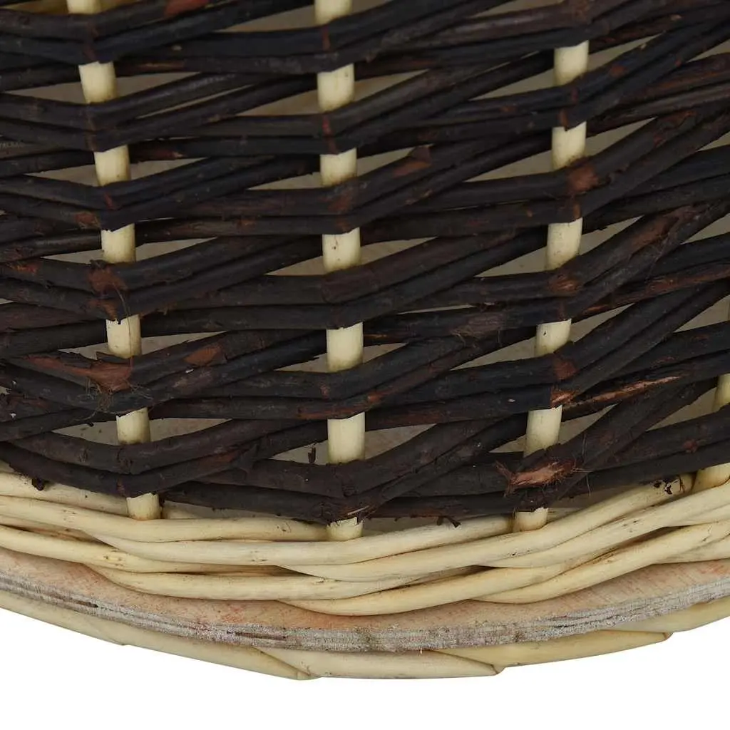 Firewood Backpack Carrier Rustic Willow Log Storage Transport 50 x 44 x 58 cm