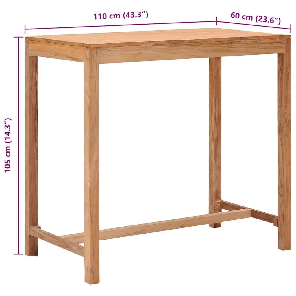 Teak Bar Table