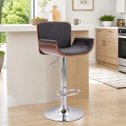 Friendly Grey Bar Stool: Comfort for Your Home