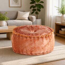 Your Stylish Round Pouffe for Relaxation
