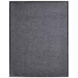 Easy-Care Grey Door Mat 117x220 cm for Home or Office