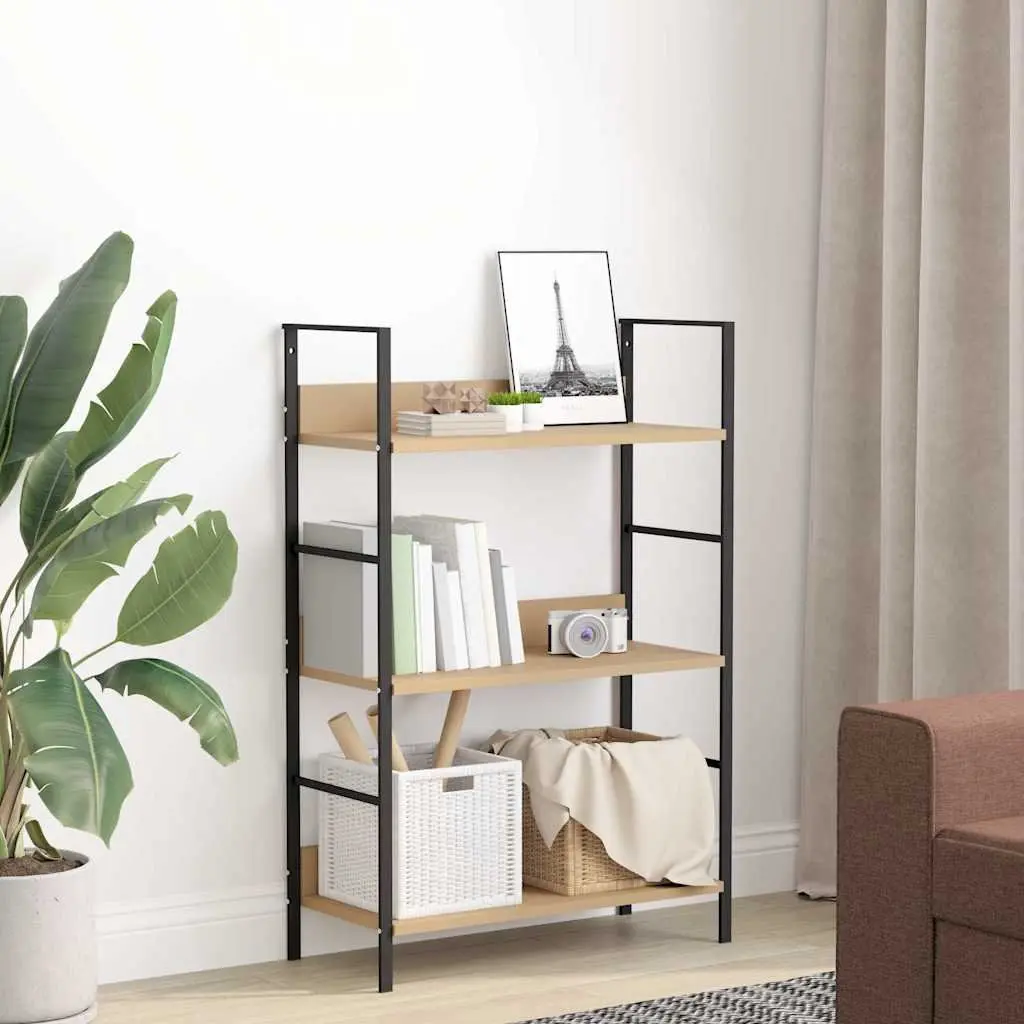 3-Layer Brown Book Shelf