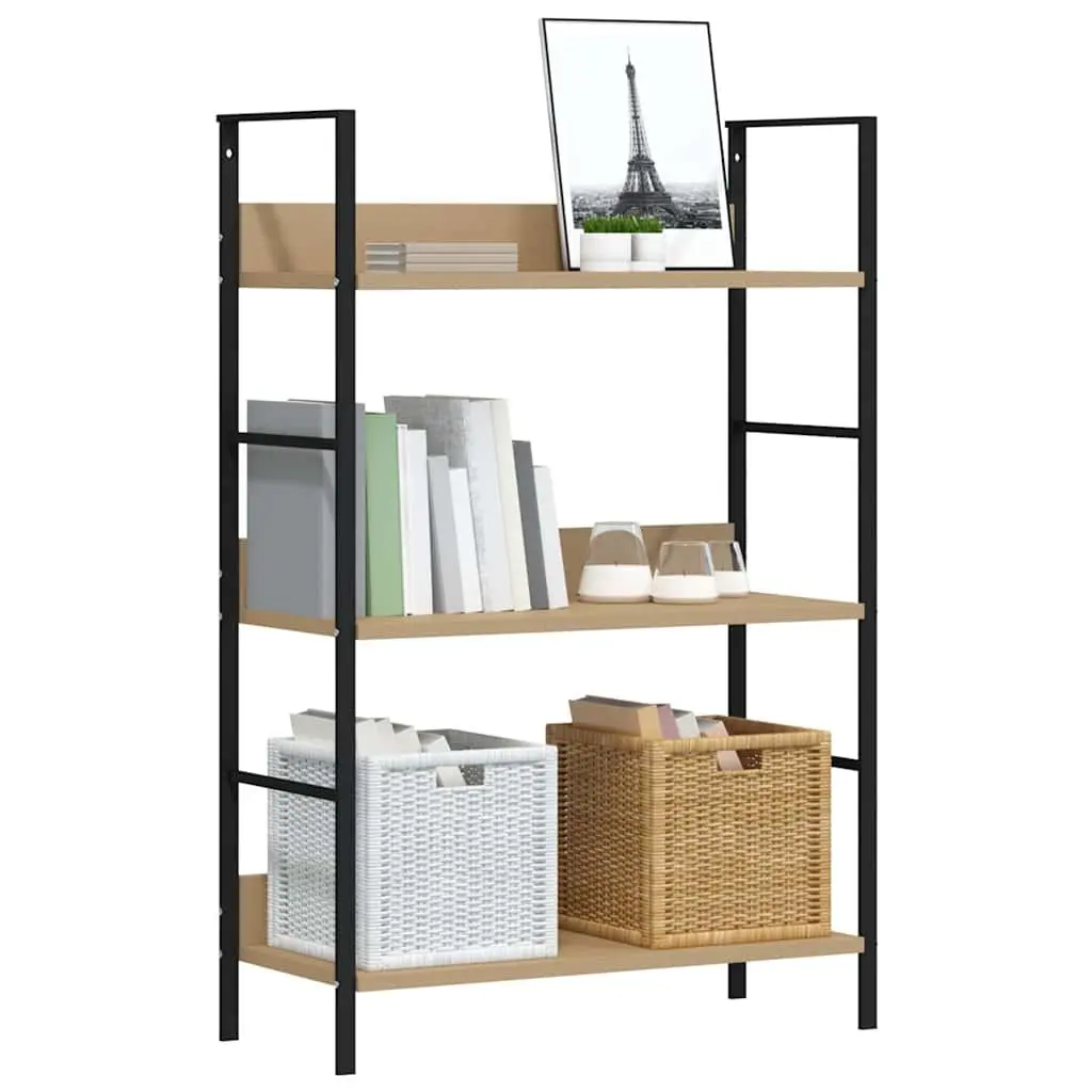 3-Layer Brown Book Shelf