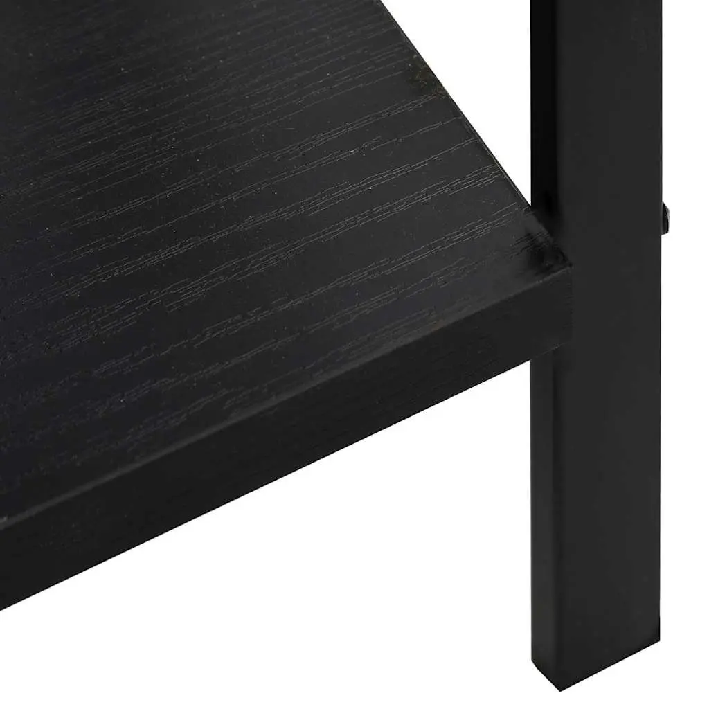 5-Layer Bookshelf Black Standing Cabinet Storage Display Rack