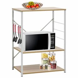 Organise Your Kitchen with a 3-Tier Microwave Cabinet