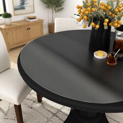 Round Table Protector 100cm Transparent PVC Film Furniture Protection Dining