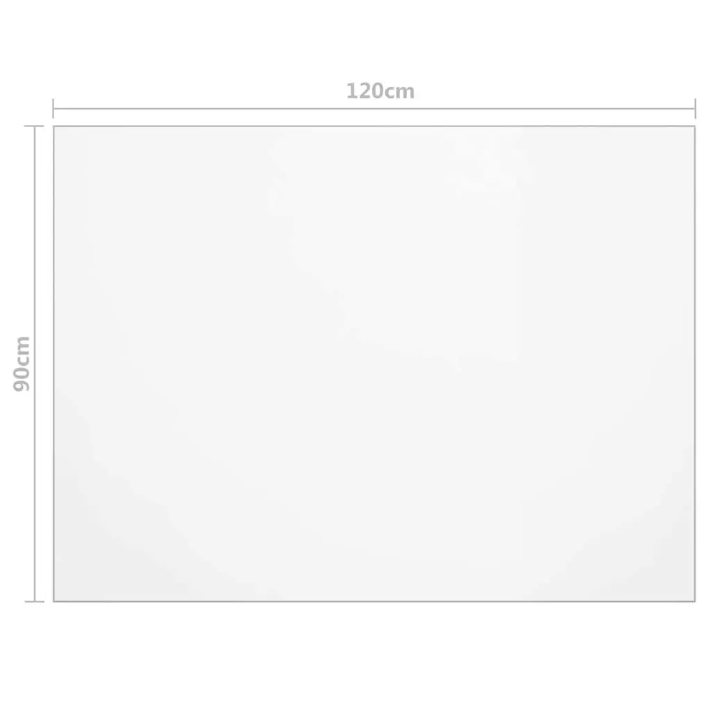Transparent Table Protector Film PVC Waterproof 120x90cm