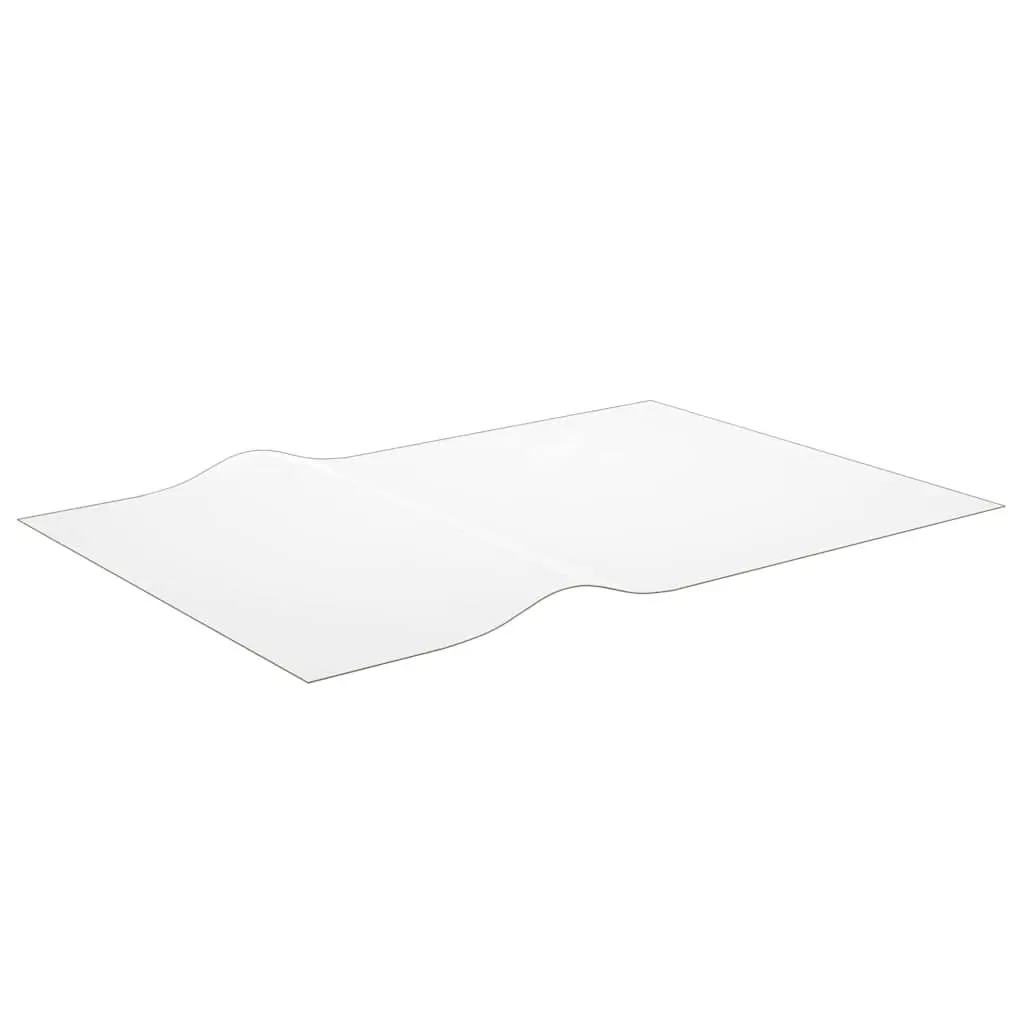 Rectangular Table Protector Mat Transparent PVC Dining Living Room Office Patio