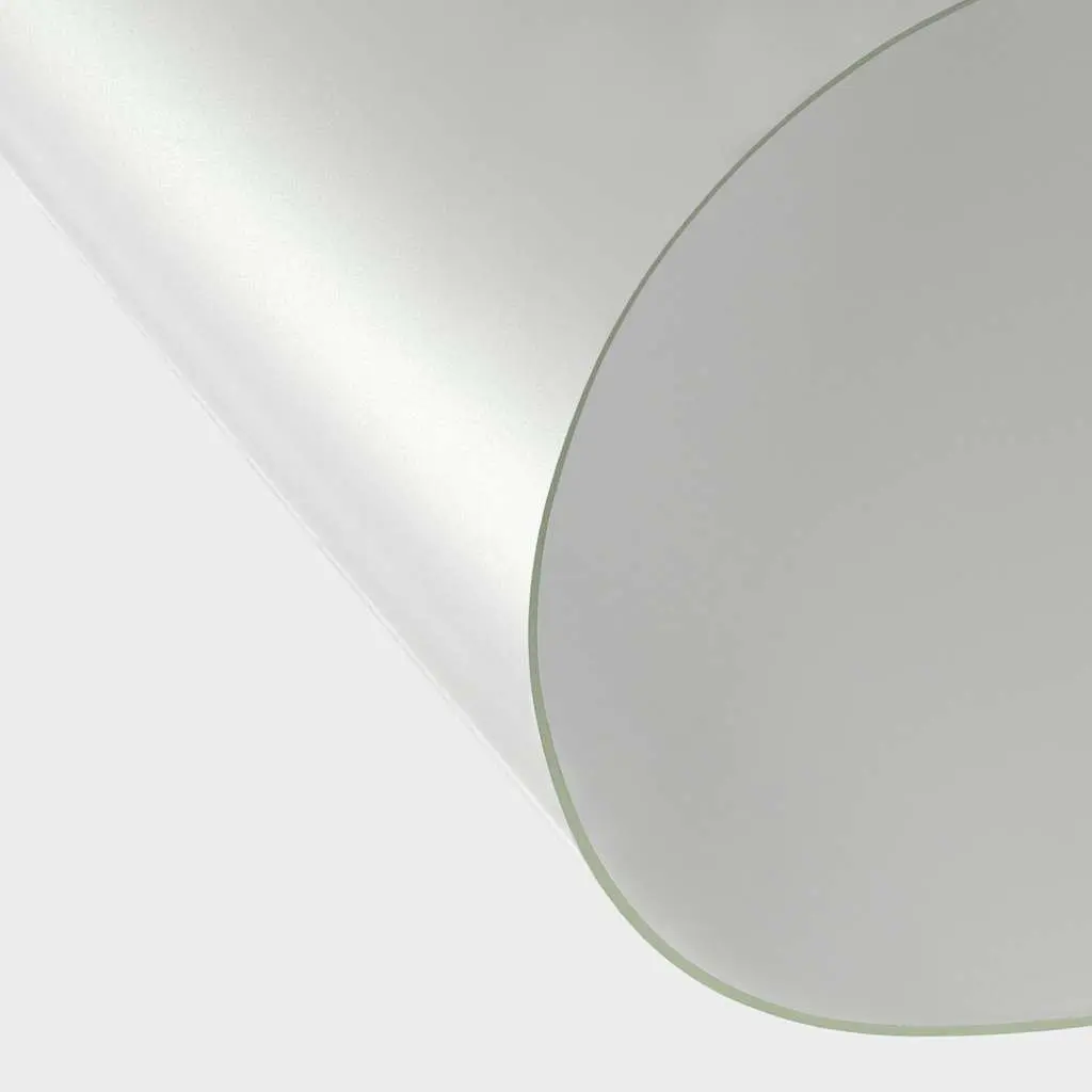Table Protector Mat Transparent Rectangular PVC Film Waterproof Dining Room