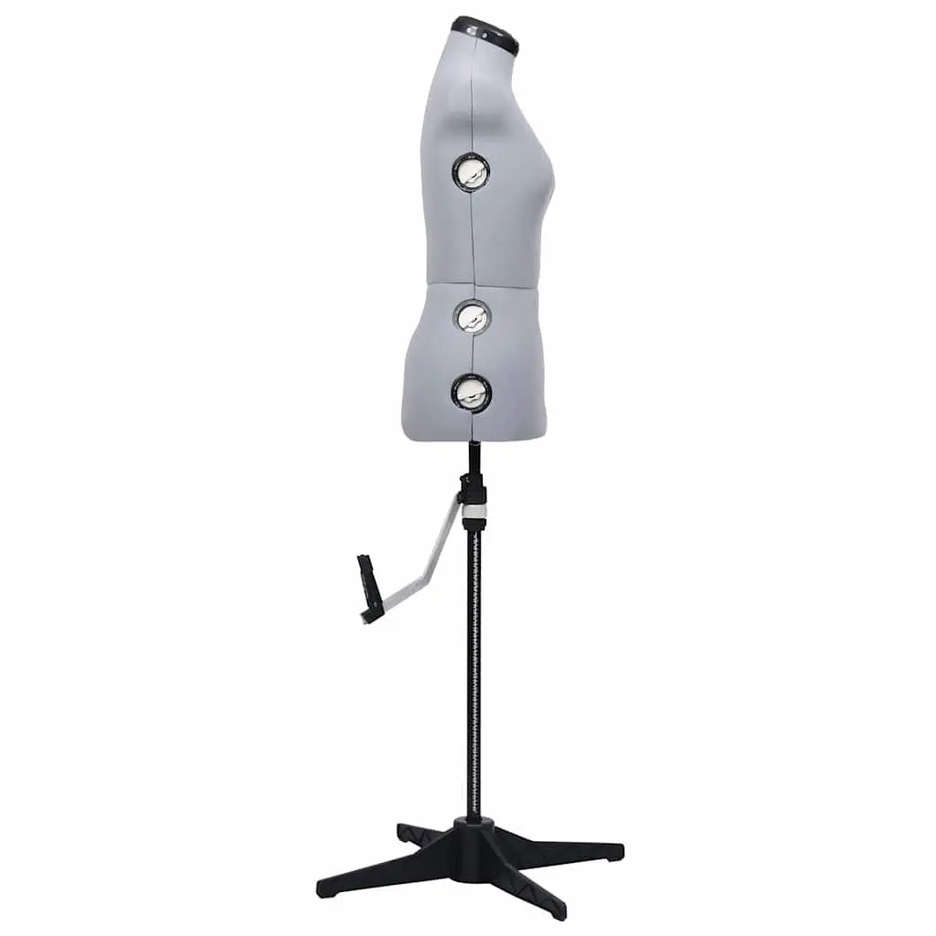 Adjustable Dress Form Female Grey S Size 33-40 Mannequin Display Stand