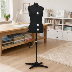 Your Ideal Adjustable Dress Form Female Black M Size
