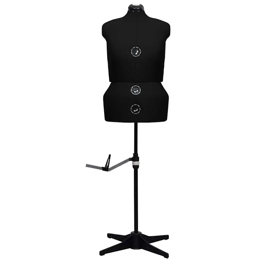 Adjustable Dress Form Female Mannequin Display Black L Size 44-50