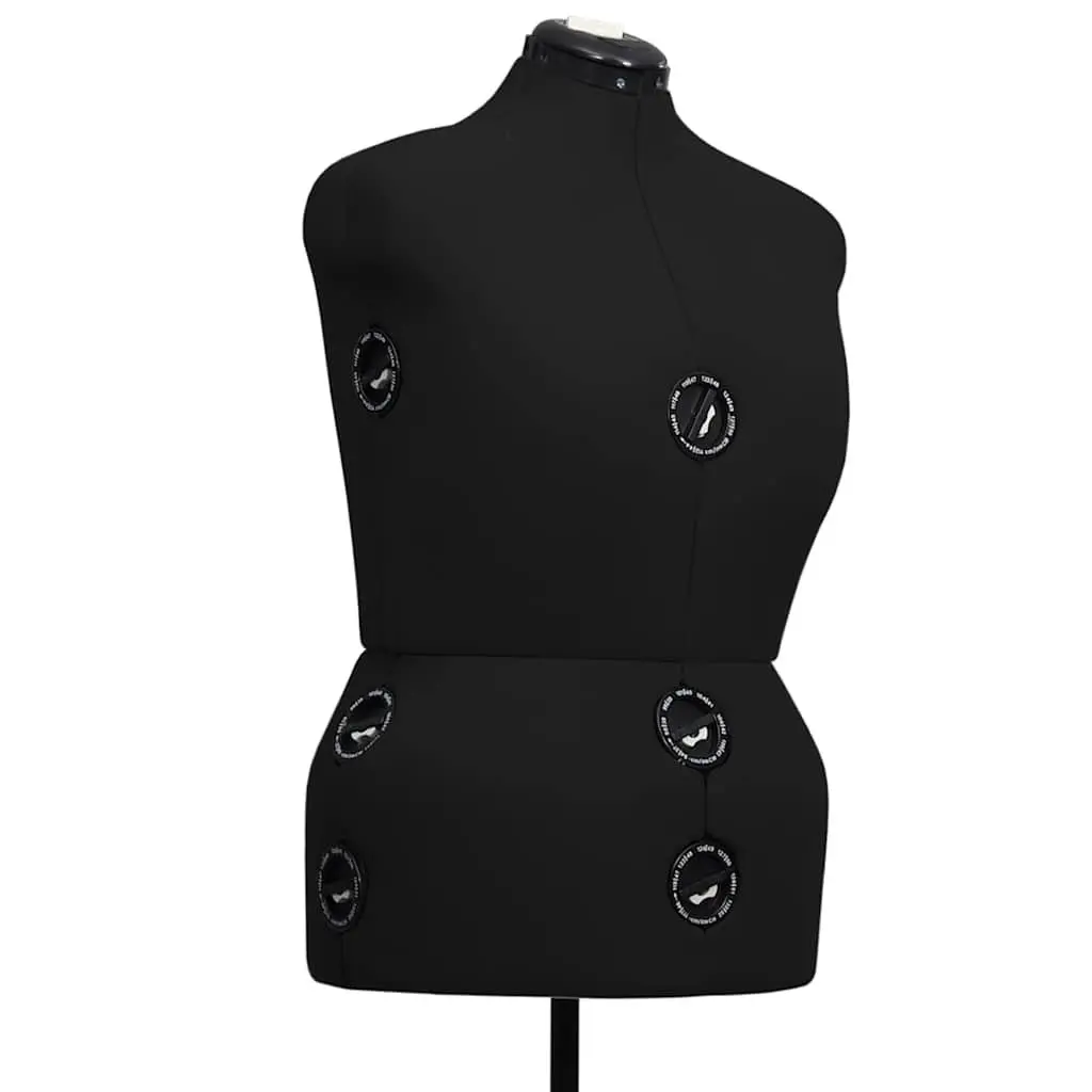 Adjustable Dress Form Female Mannequin Display Black L Size 44-50