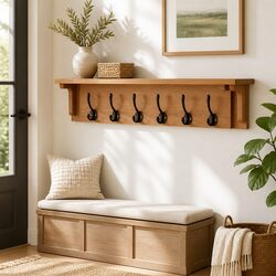 You're Going to Love This 6-Hook Coat Rack