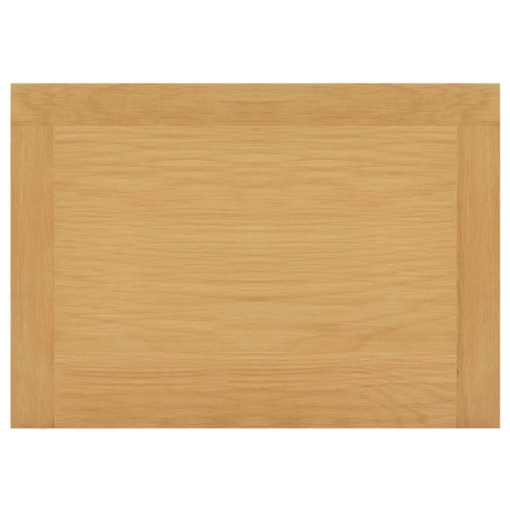 Cupboard Brown Solid Oak Wood with Three Shelves 45cm x 32cm x 85cm