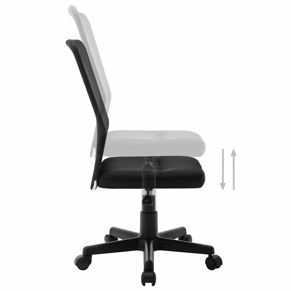 Office Chair in Black Mesh Fabric