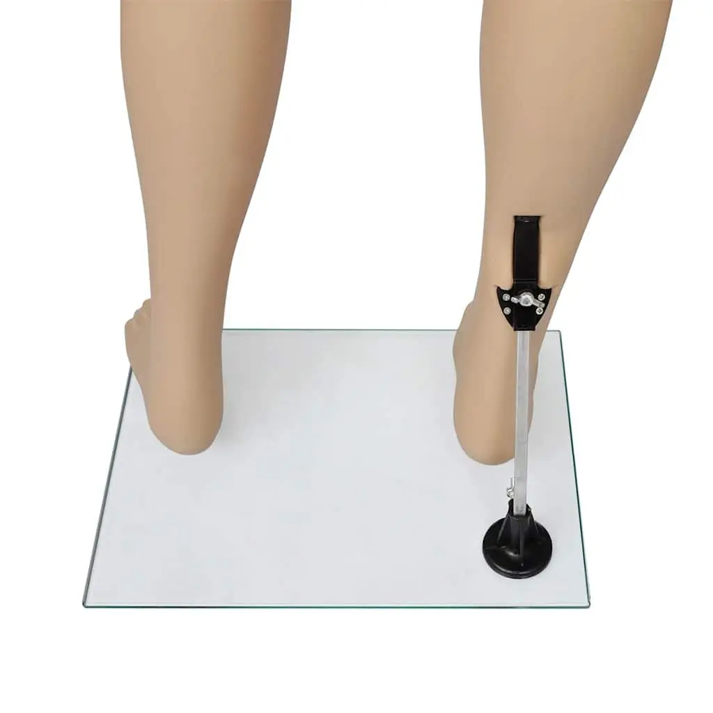 Full-Body Male Mannequin Beige Display Torso Head Arms Legs Retail Shop Window