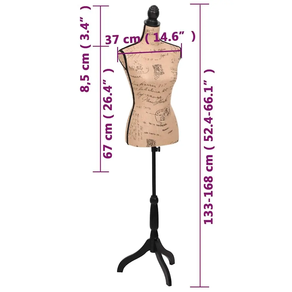 Female Bust Mannequin for Fashion Projects