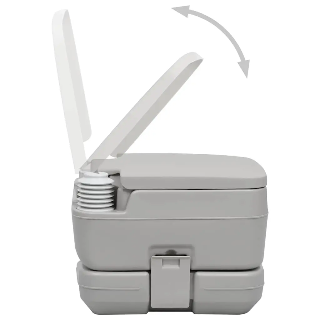 Portable Camping Toilet Grey 10L Waste Water Tank Flush