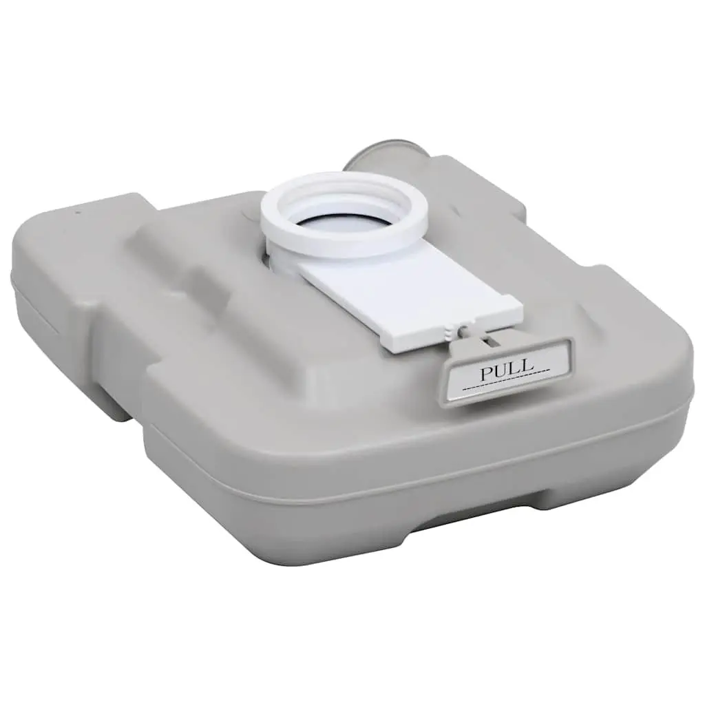 Portable Camping Toilet Grey 10L Waste Water Tank Flush