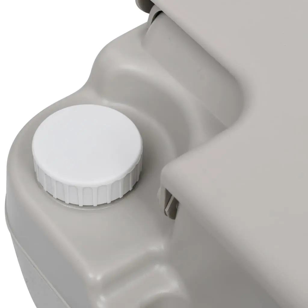 Portable Camping Toilet Grey 20L Waste Tank 10L Fresh Water Tank