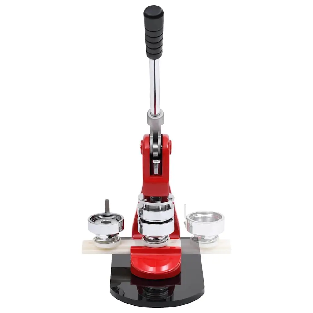 Badge Maker Machine 44mm Circle Cutter Red