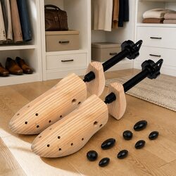 Friendly Wooden Shoe Shapers Size 36-40 for Shoe Care