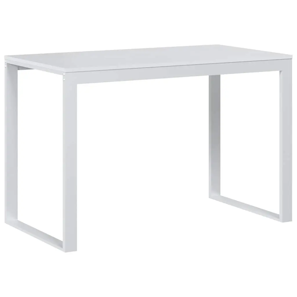 Computer Desk White Spacious Working Surface 110x60x73 cm