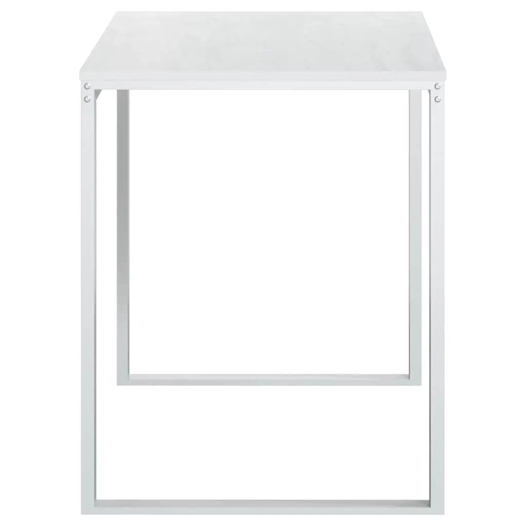 Computer Desk White Spacious Working Surface 110x60x73 cm