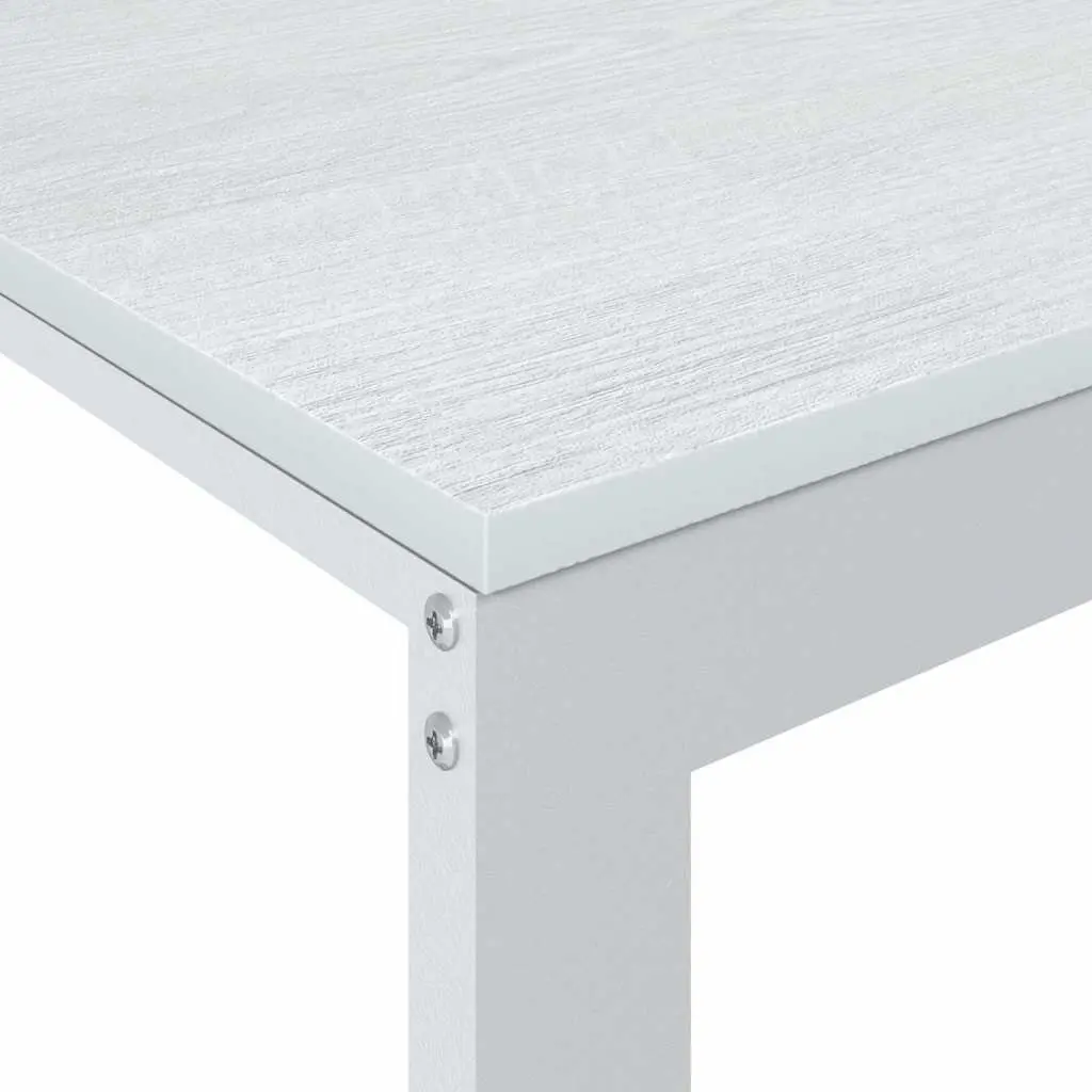Computer Desk White Spacious Working Surface 110x60x73 cm