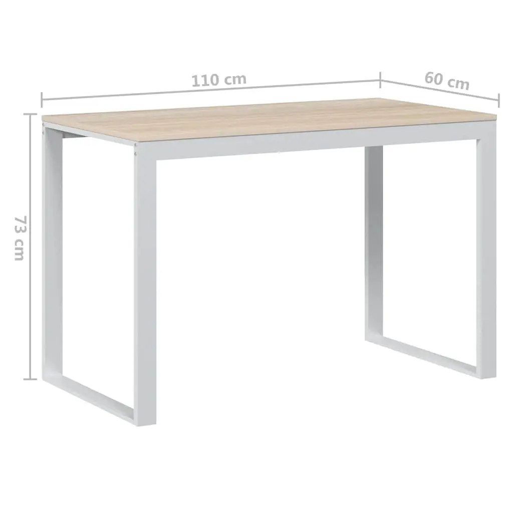 Computer Desk Writing Table Home Office Workstation Modern Industrial Style
