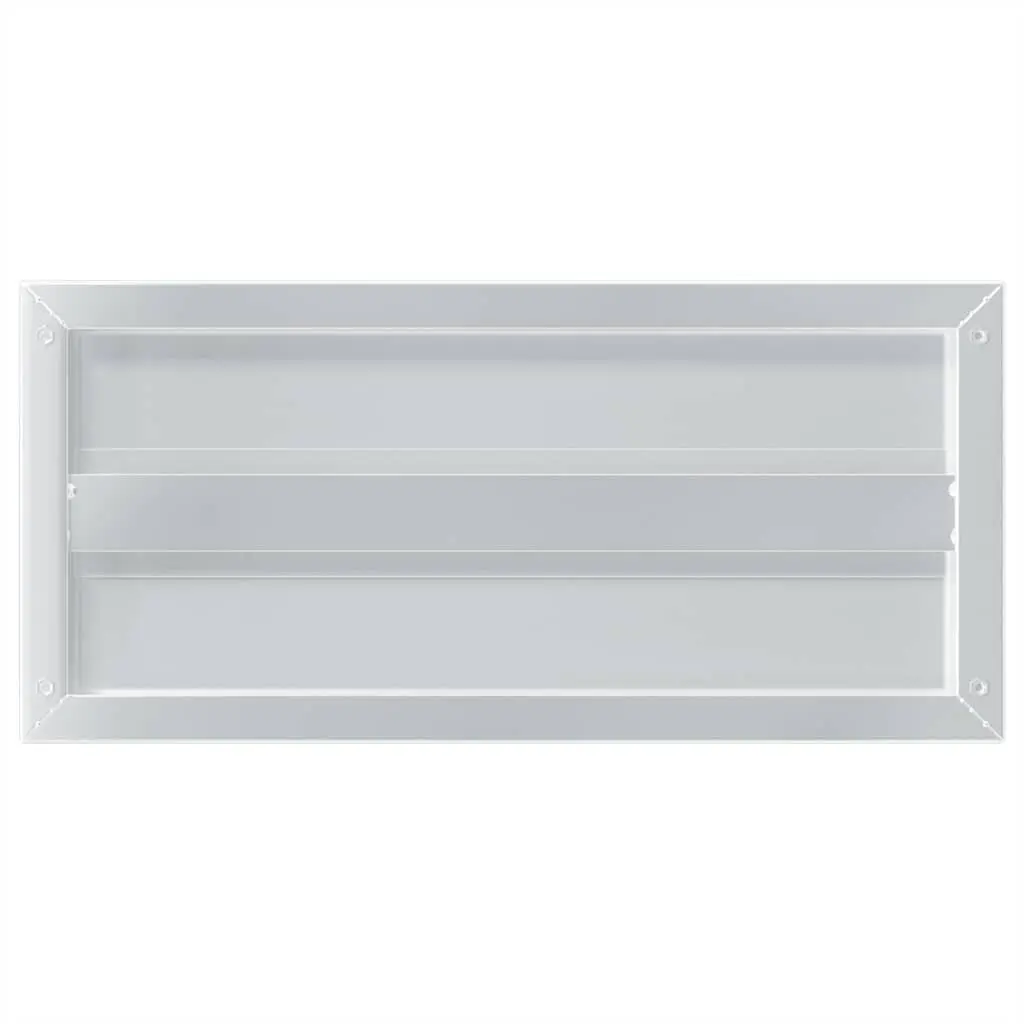 Wall Shelves Floating Silver Stainless Steel 50x23.5 cm 2 pcs