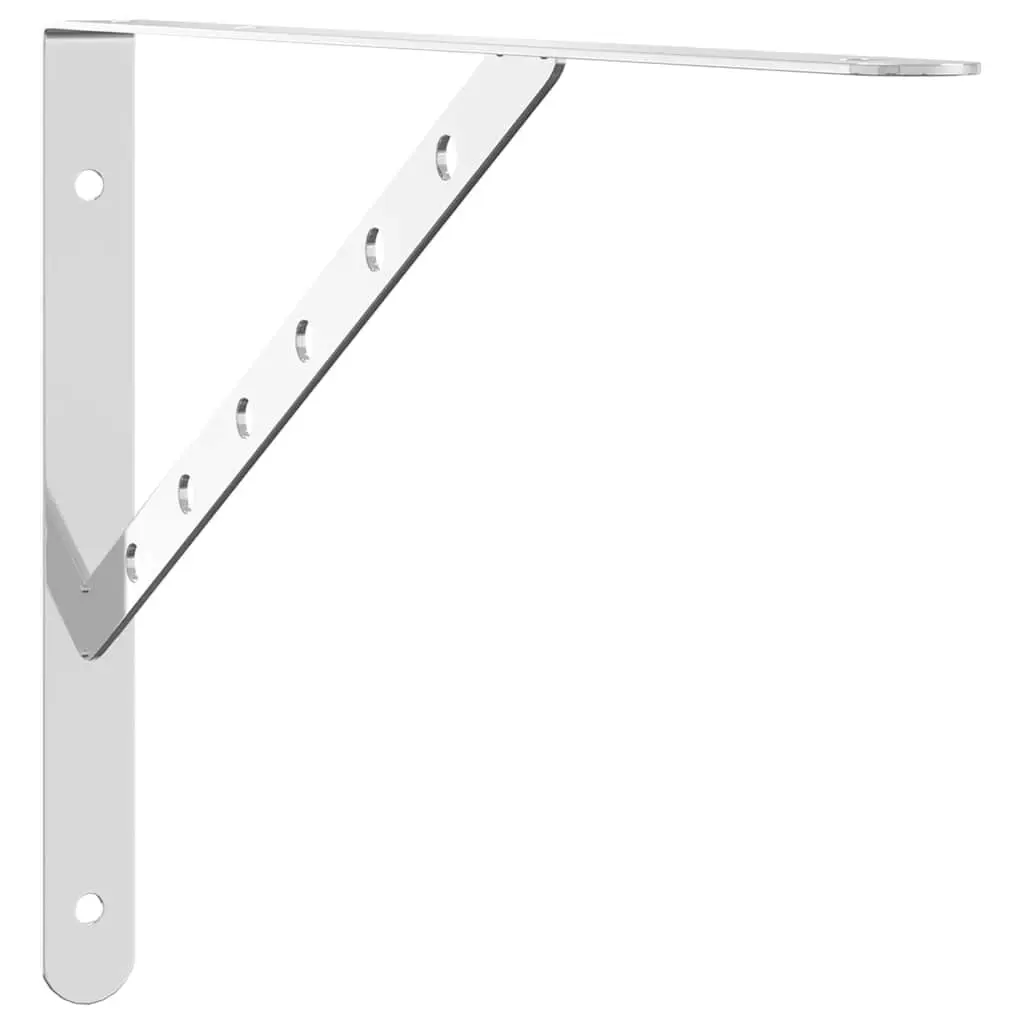 Shelf Brackets 4 Pcs Stainless Steel Wall Mount Support Home Storage