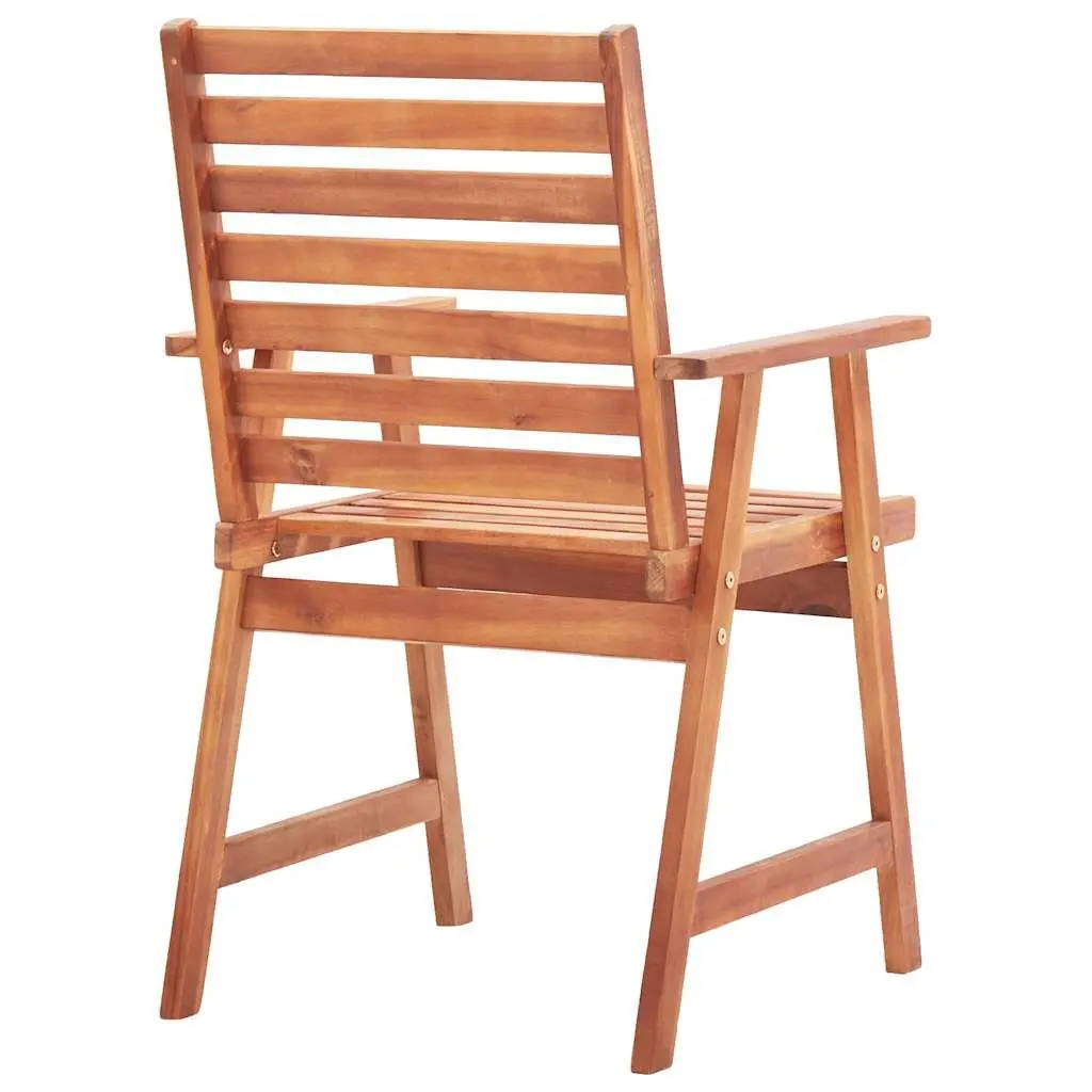 Outdoor Dining Chairs 4 Piece Set Garden Patio Seating Solid Wood Furniture