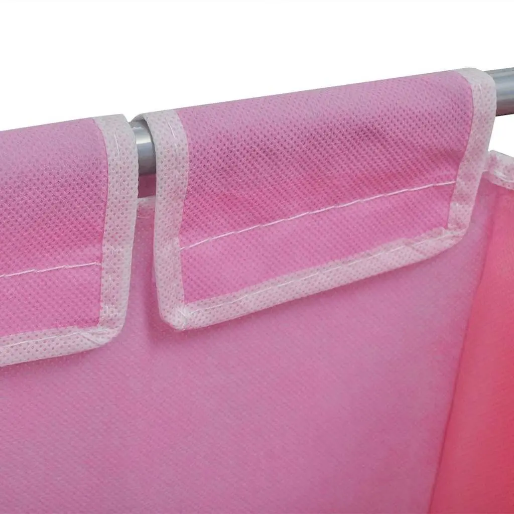 3 Compartment Laundry Hamper with Removable Washing Bin Multicolour 2 Pack