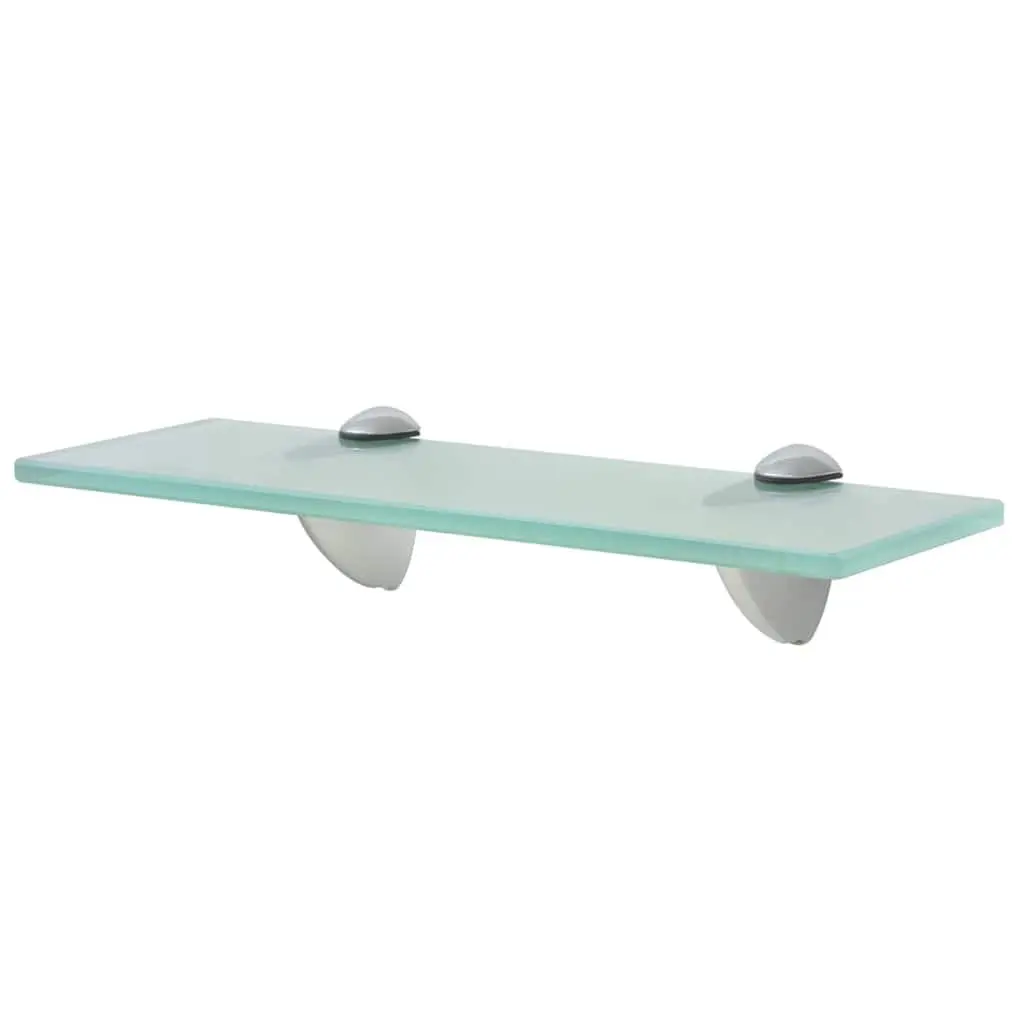 Floating Shelves Glass Wall Shelf 30x10 cm Display Storage Ledge 2 pcs