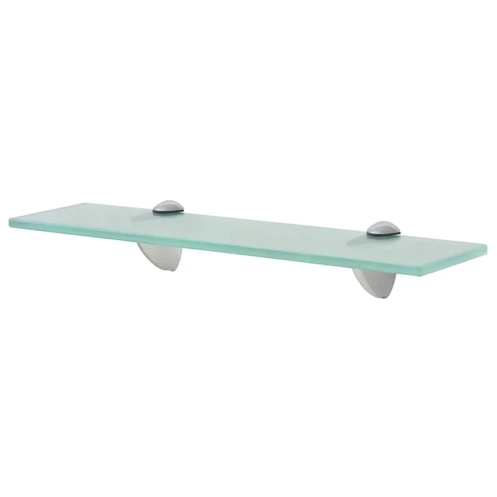 Glass Floating Wall Shelves Transparent 40x10 cm