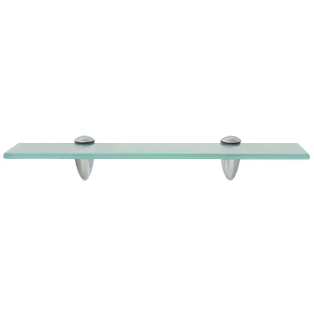 Glass Floating Wall Shelves Transparent 40x10 cm