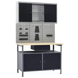 Create Your Ideal Workshop with Our Black Workbench Set