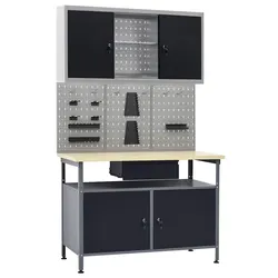 Create Your Ideal Workshop with Our Black Workbench Set